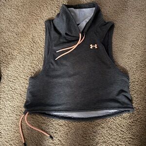 Under Armour Women's Black Sleeveless Hoodie